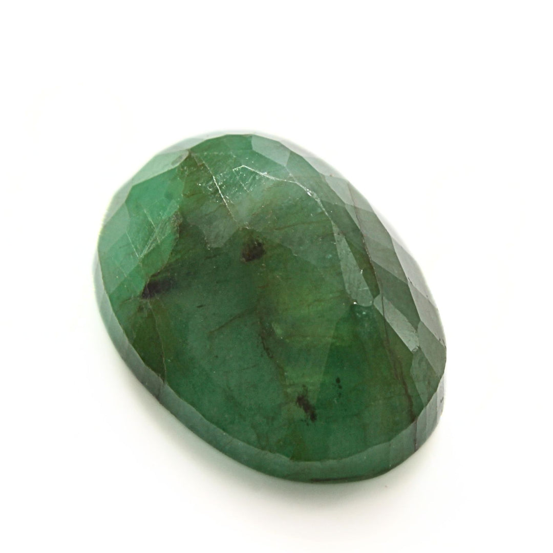 6.2Ct Natural Green Emerald (Panna) Oval Cut Gemstone
