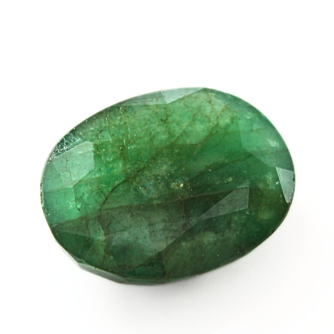 4.7Ct Natural Green Emerald (Panna) Oval Cut Gemstone