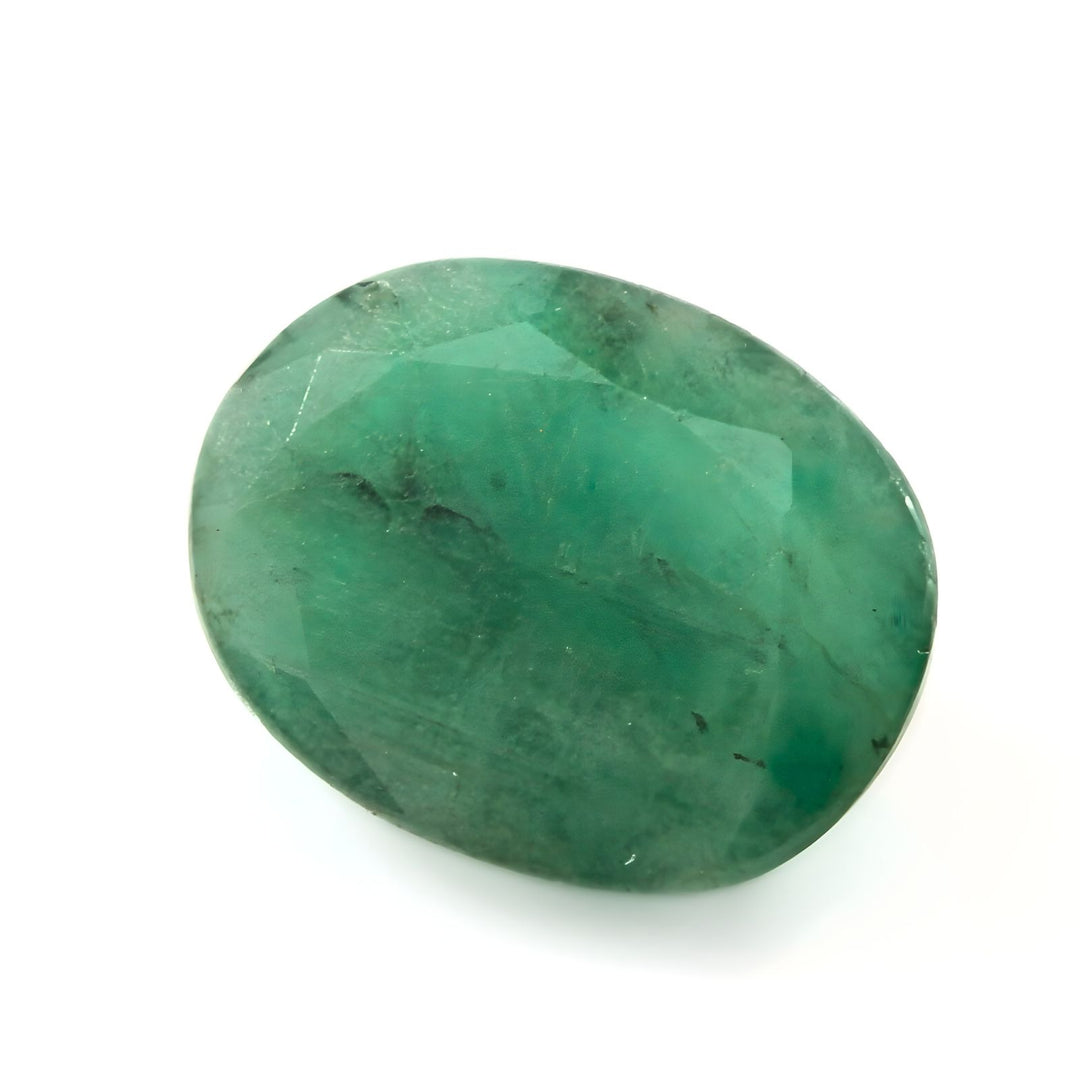 3.1Ct Natural Green Emerald (Panna) Oval Cut Gemstone