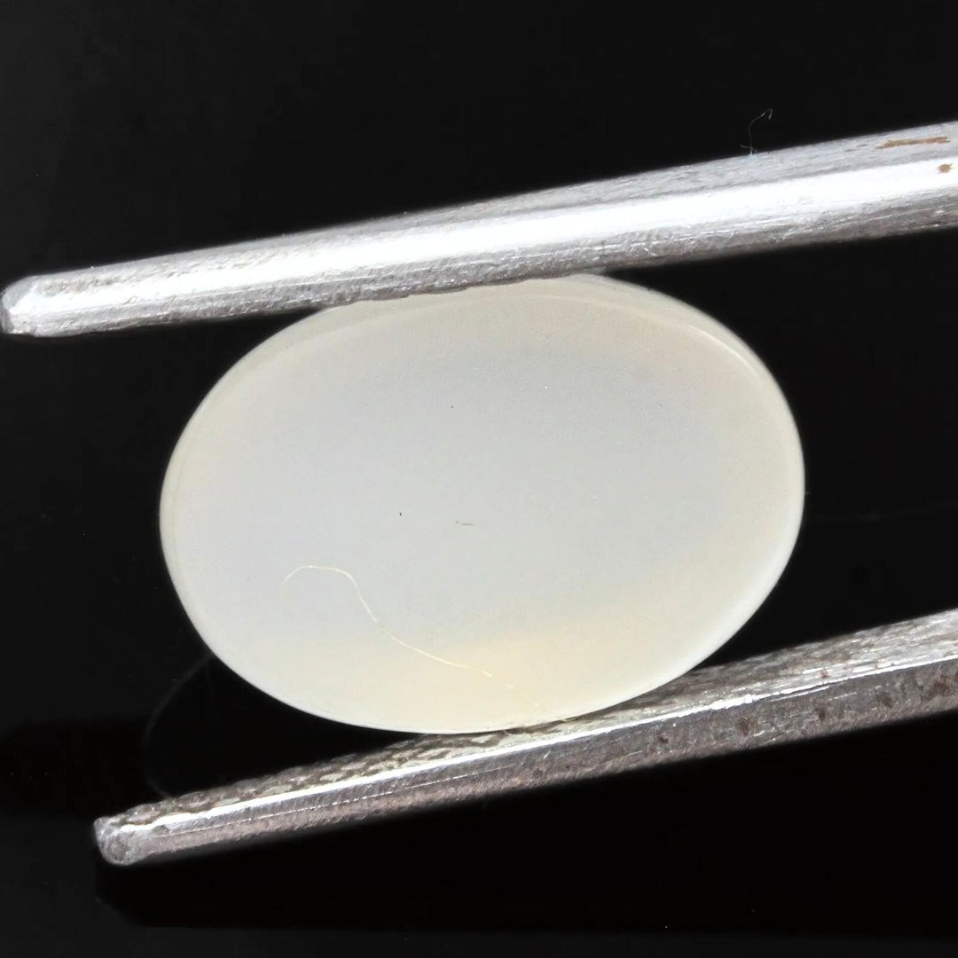 3.6Ct Natural Moonstone Oval Rashi Gemstone for Moon