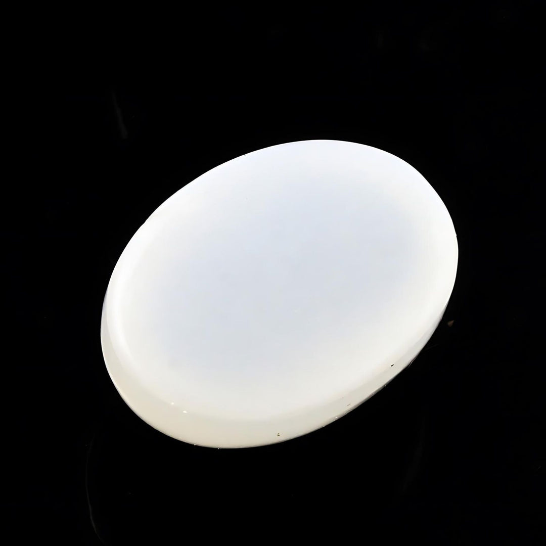 4.5Ct Natural Cloudy white Moonstone Oval Rashi Gemstone for Moon