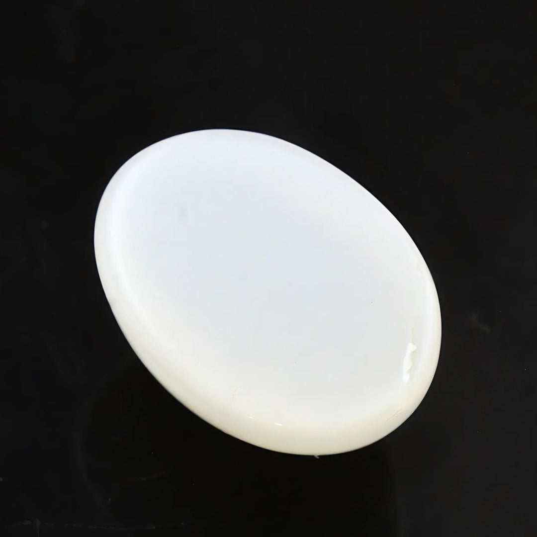 5.8Ct Natural Cloudy white Moonstone Oval Rashi Gemstone for Moon