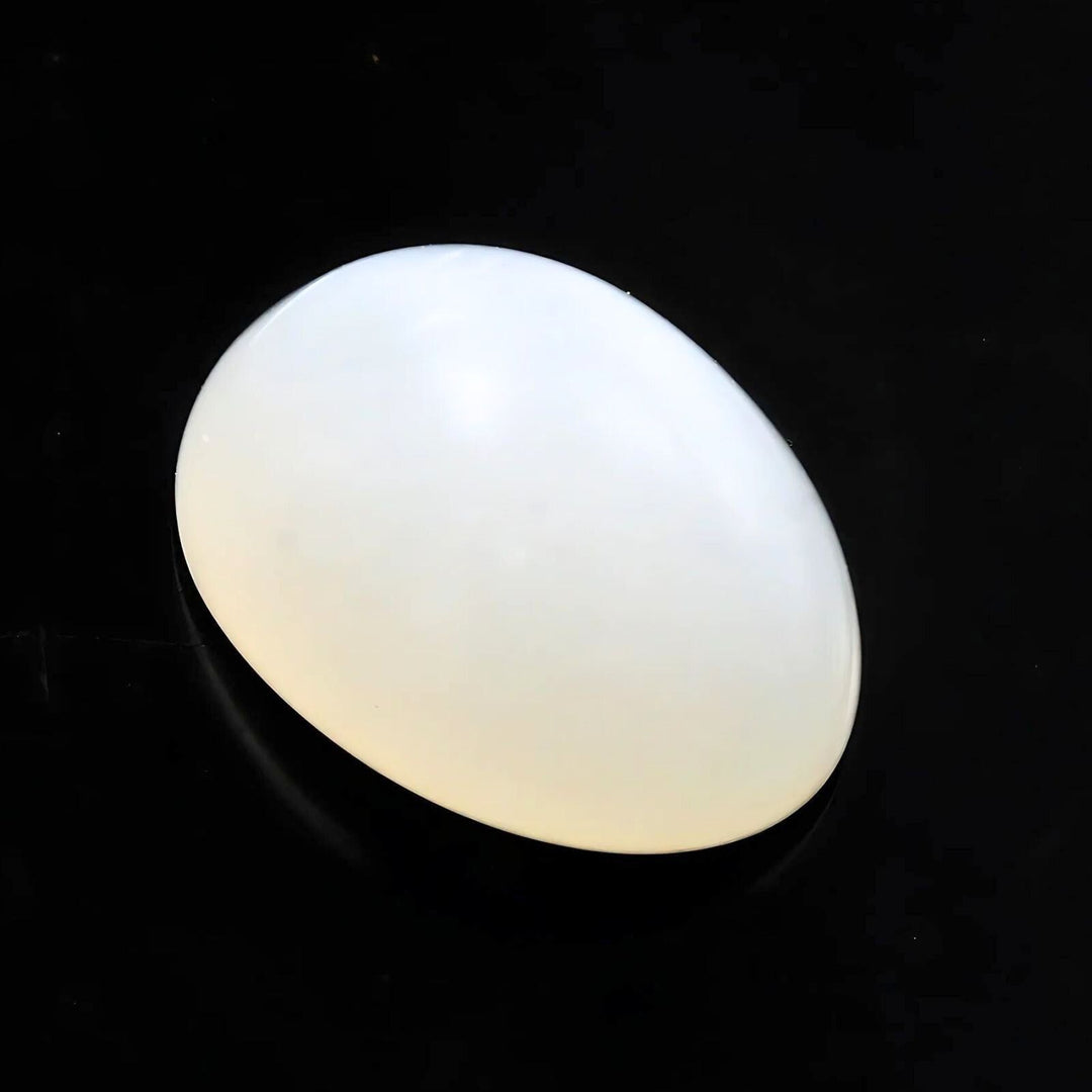5.8Ct Natural Cloudy white Moonstone Oval Rashi Gemstone for Moon