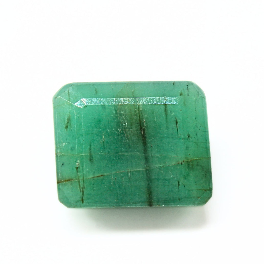 2.9Ct Natural Green Emerald Rectangle (Panna) Rectangle Cut Gemstone