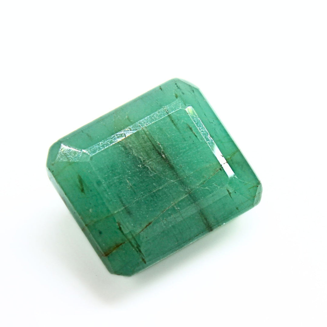 2.9Ct Natural Green Emerald Rectangle (Panna) Rectangle Cut Gemstone