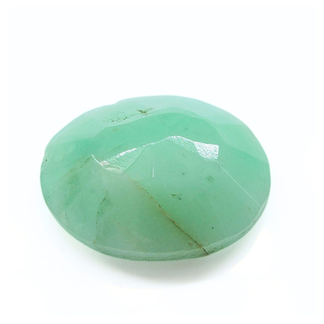 3.7Ct Natural Green Emerald (Panna) Oval Cut Gemstone