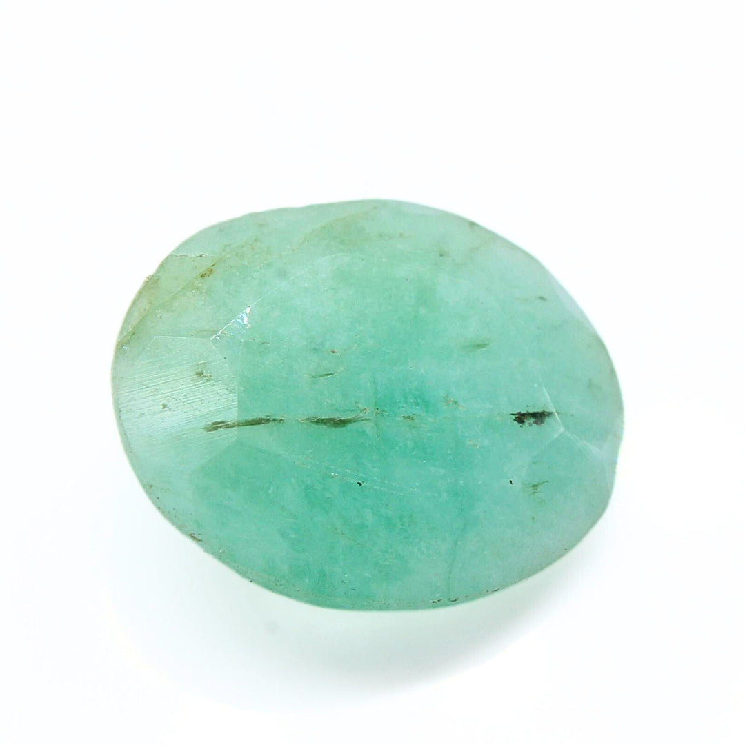 2.9Ct Natural Green Emerald (Panna) Oval Cut Gemstone