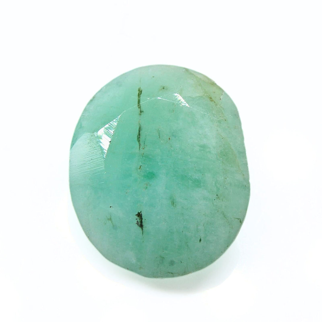 2.9Ct Natural Green Emerald (Panna) Oval Cut Gemstone