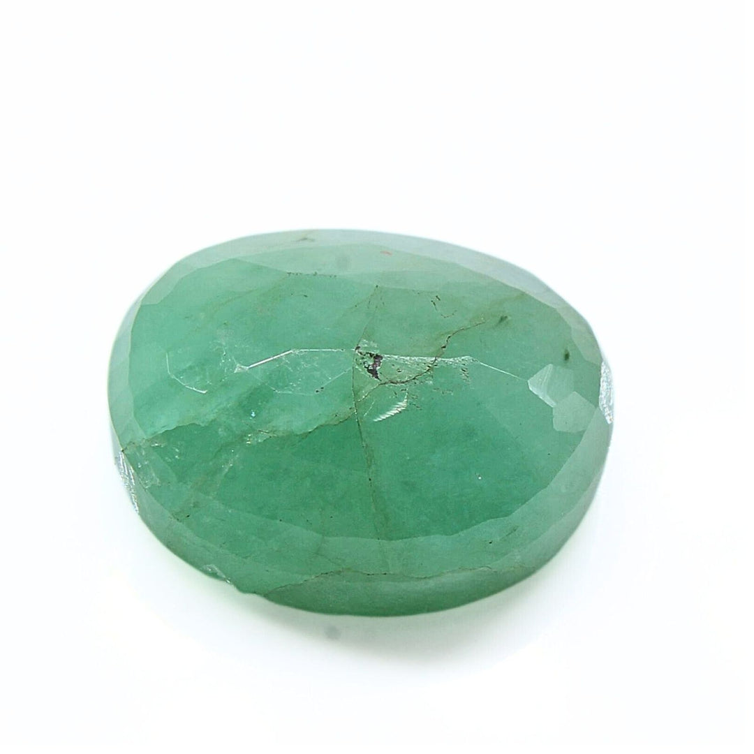 4.7Ct Natural Green Emerald (Panna) Oval Cut Gemstone