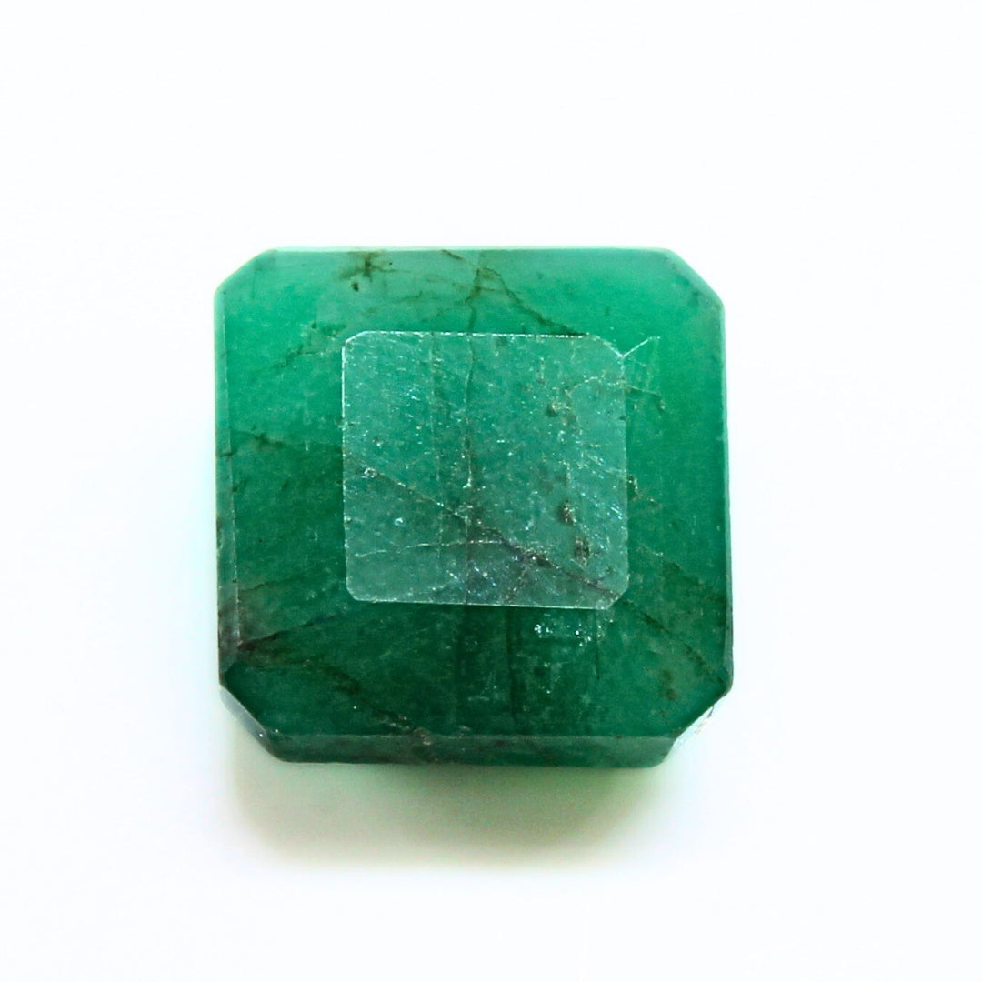 2.1Ct Natural Green Emerald (Panna) Square Cut Gemstone