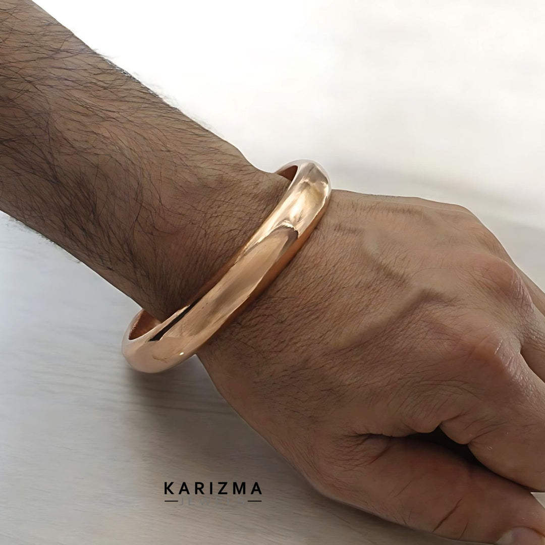 Heavy Jointless Copper Bangle bejod tamba ka kada for astrology