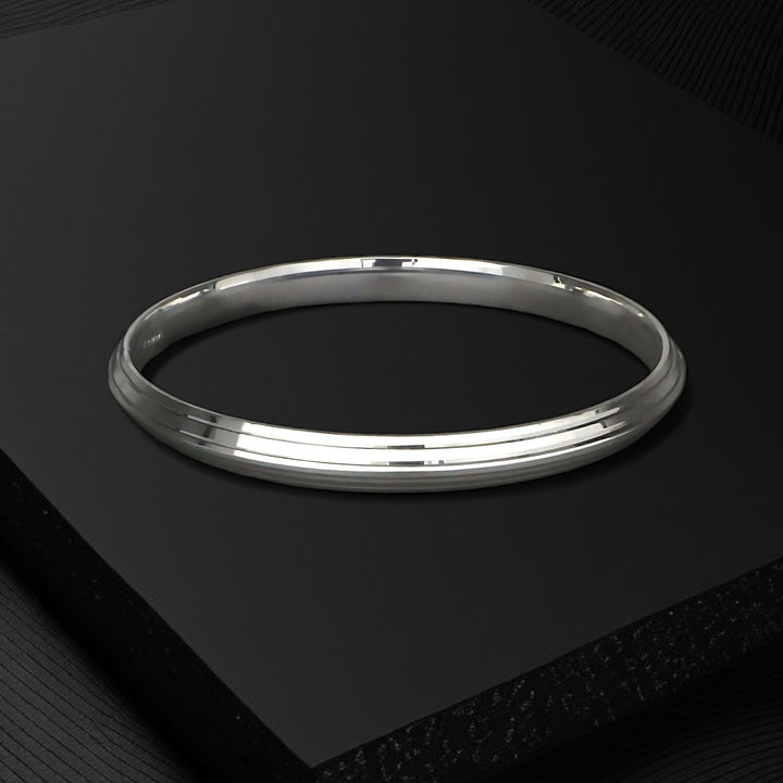 Handmade Silver Bangles for Men's