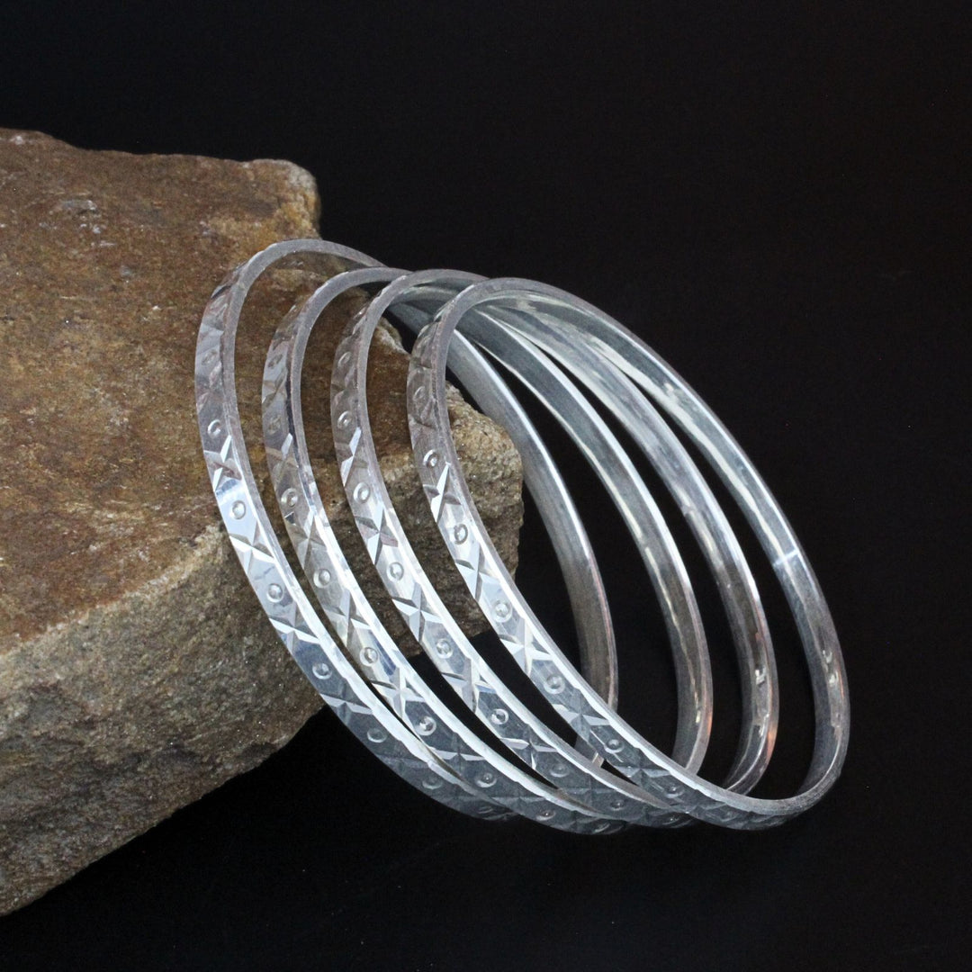 Silver Kada Silver Bangles Price In India Jointless Pure Silver