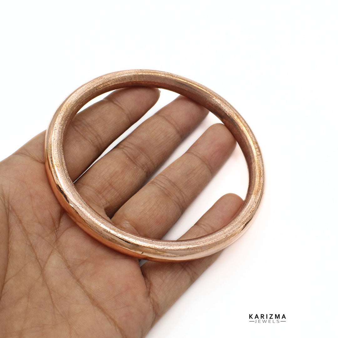 Jointless Heavy Copper Bangle kada for astrology