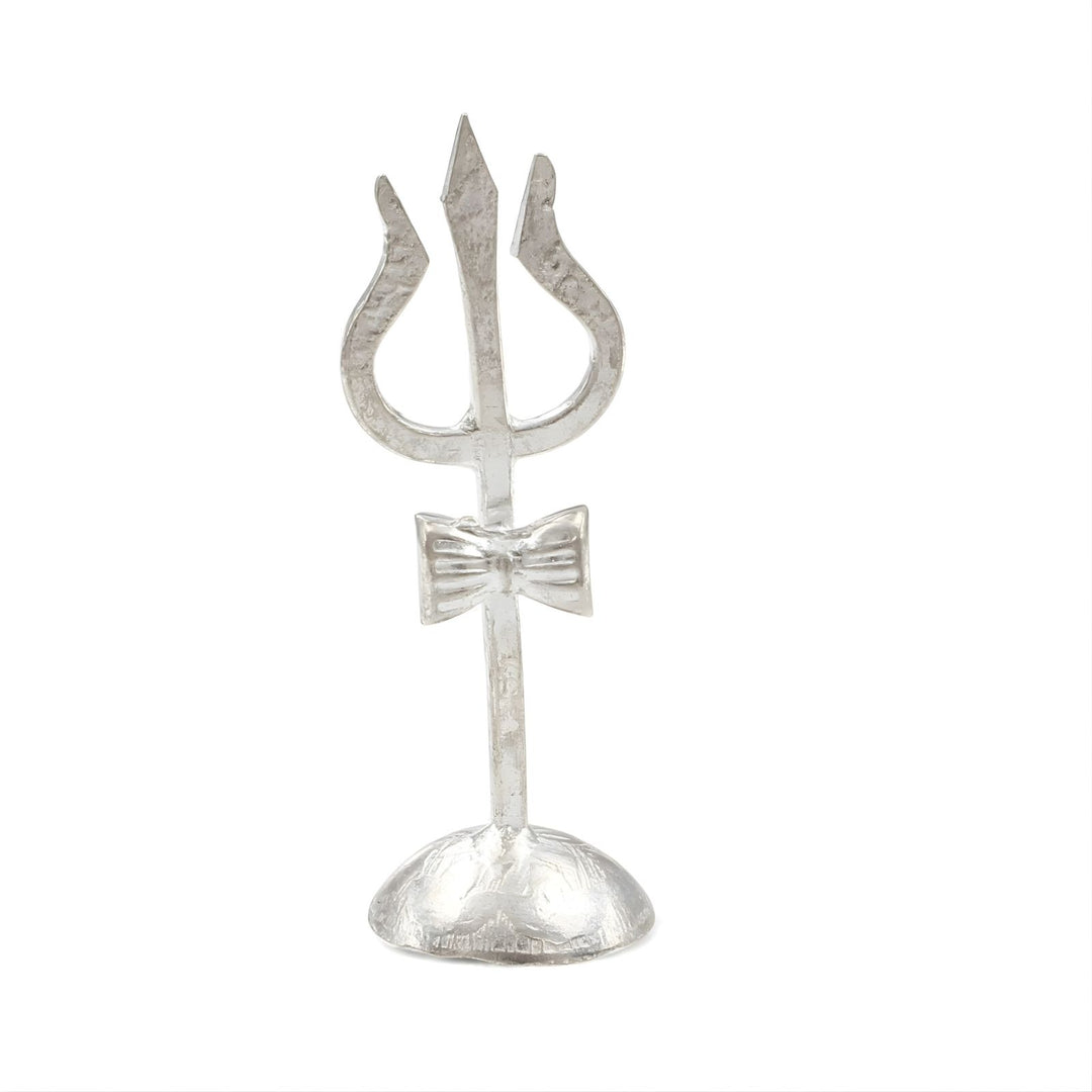 Real Sterling Silver Lord shiva (Trident) Trishul for Religious 2"