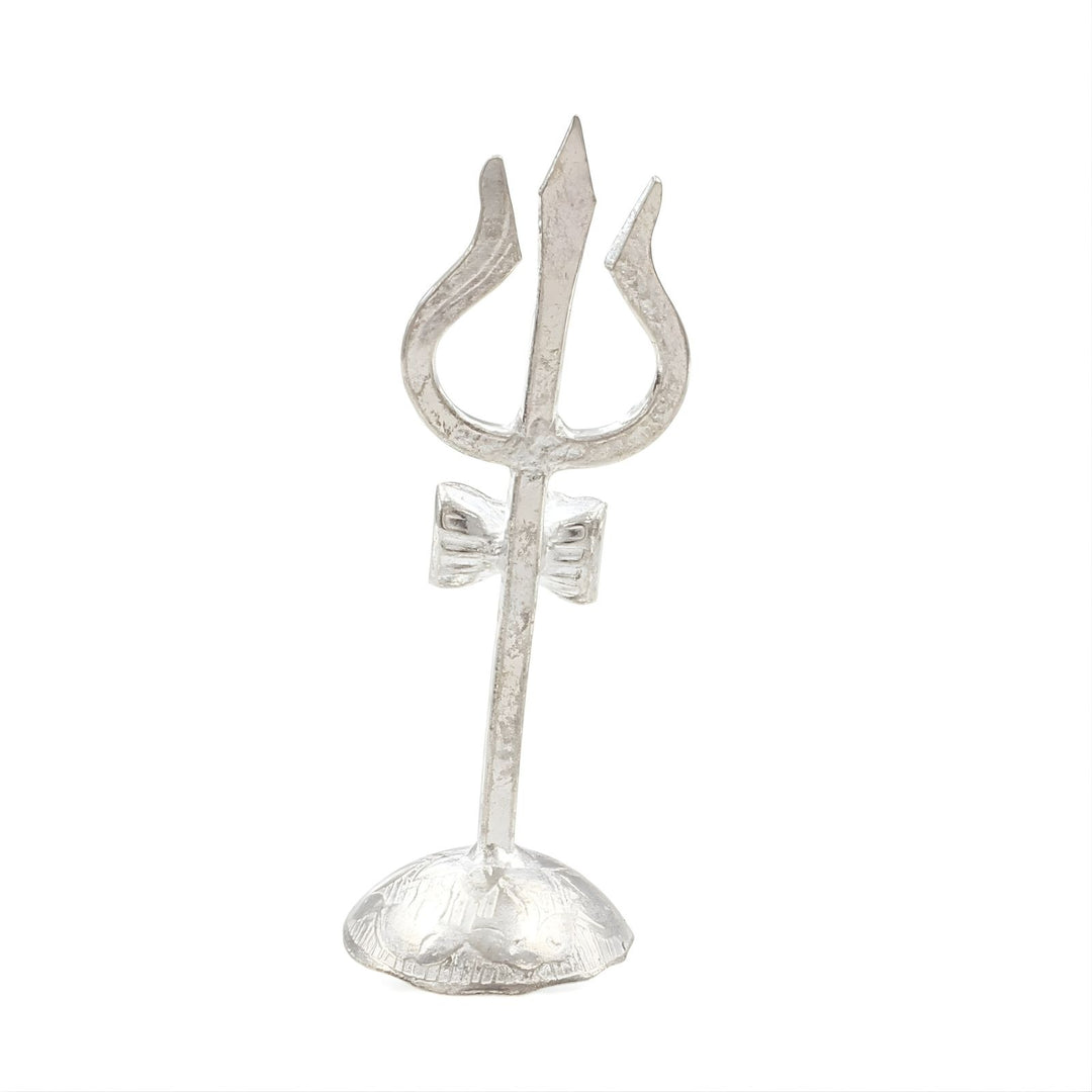 Real Sterling Silver Lord shiva (Trident) Trishul for Religious 2"