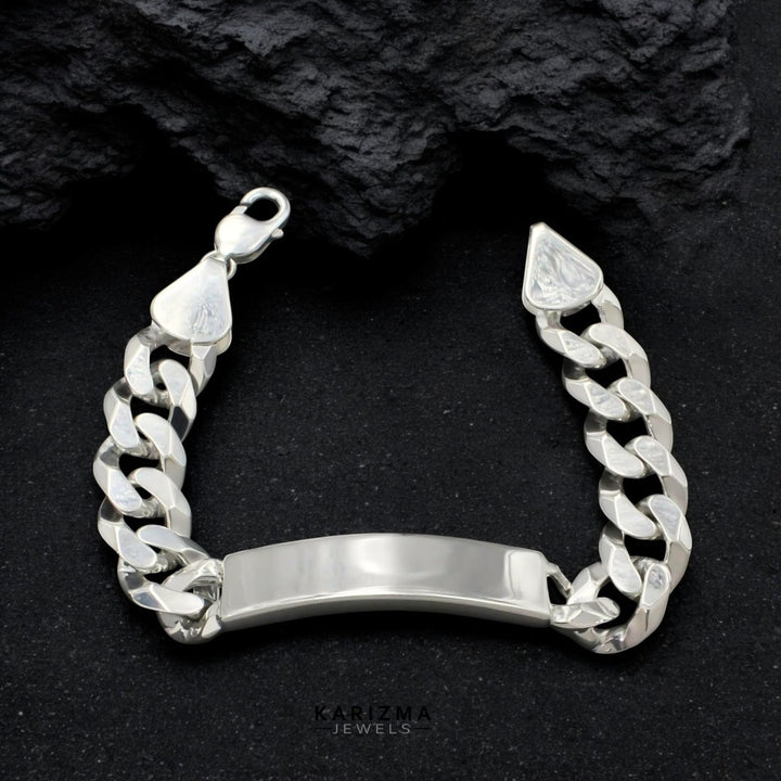 925 Sterling Silver Bracelets Men's Real Solid 925 Sterling Silver