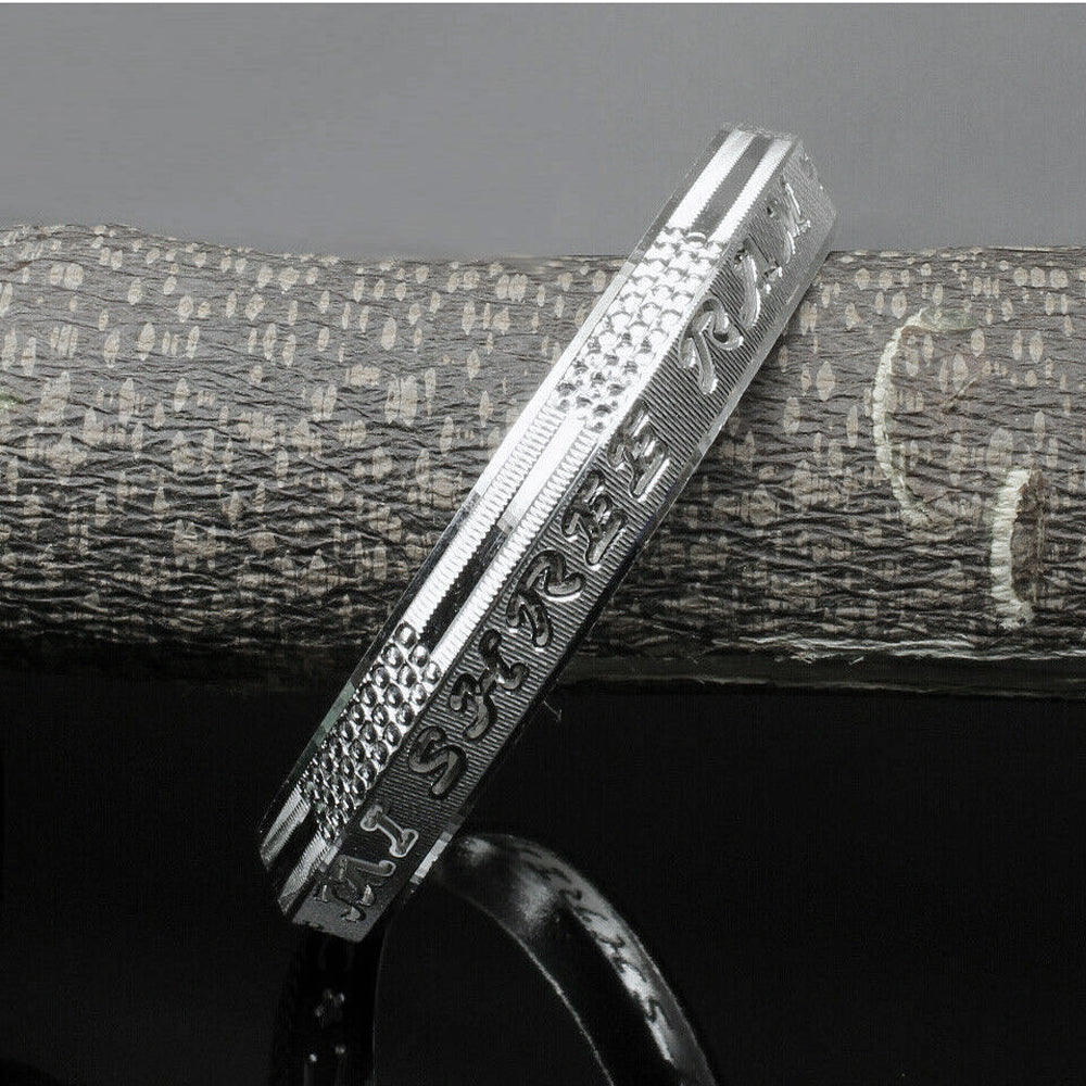 Buy Personalized Silver Bracelet Sterling Silver Cuff or Brass Cuff Custom  Bracelet Bangle Online in India - Etsy