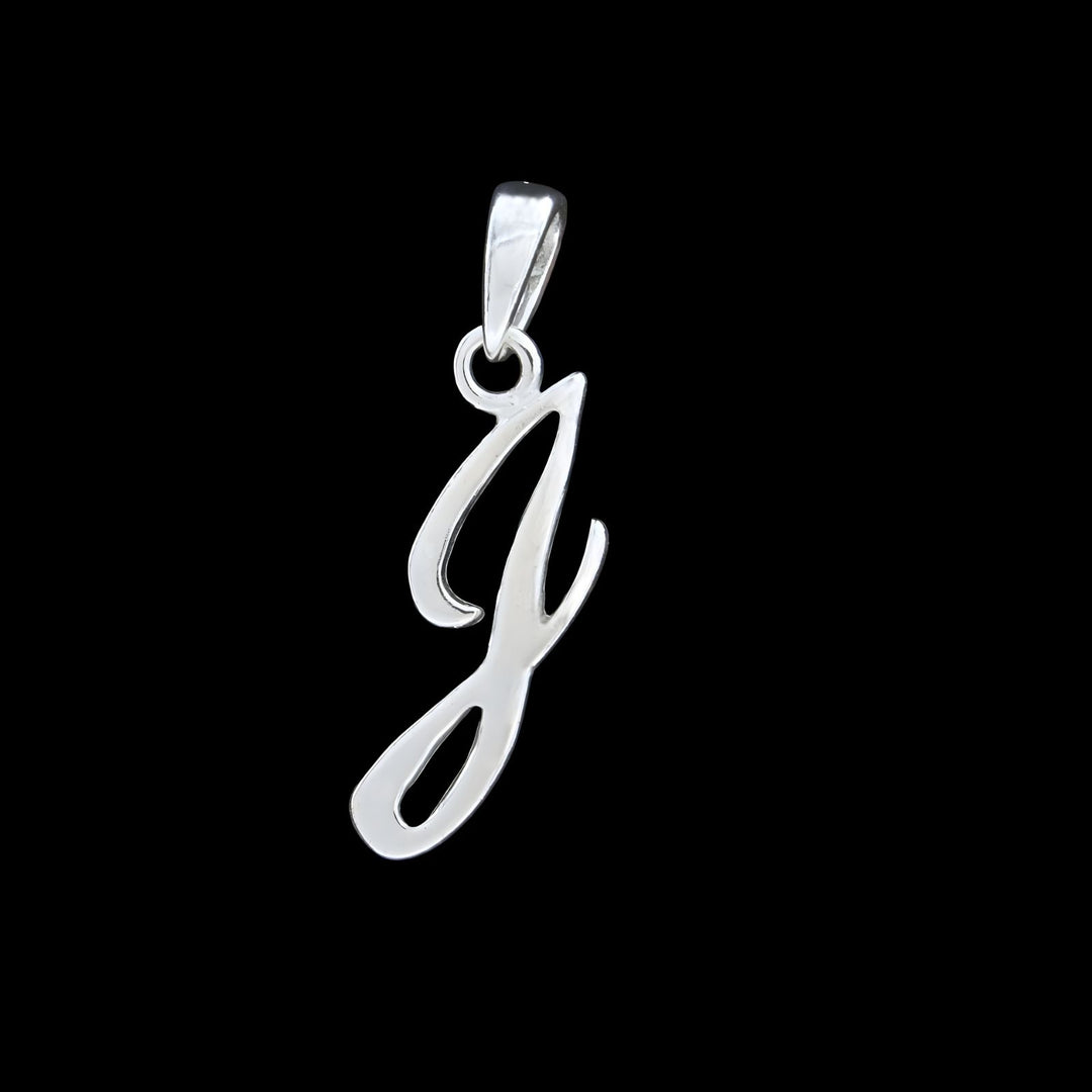 925 Real Sterling Silver Alphabet Letter Pendant - Select your Alphabet