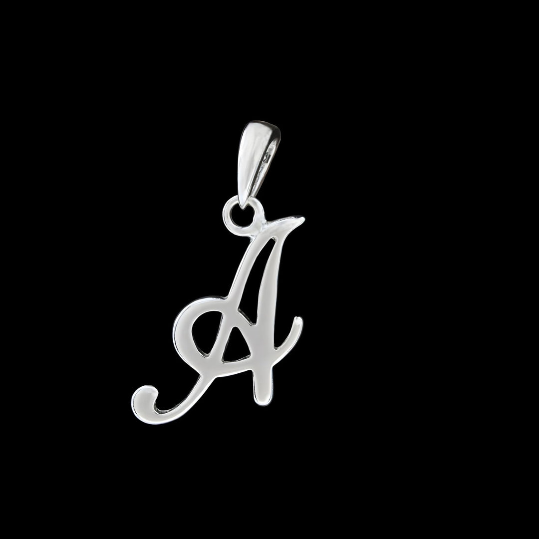 925 Real Sterling Silver Alphabet Letter Pendant - Select your Alphabet