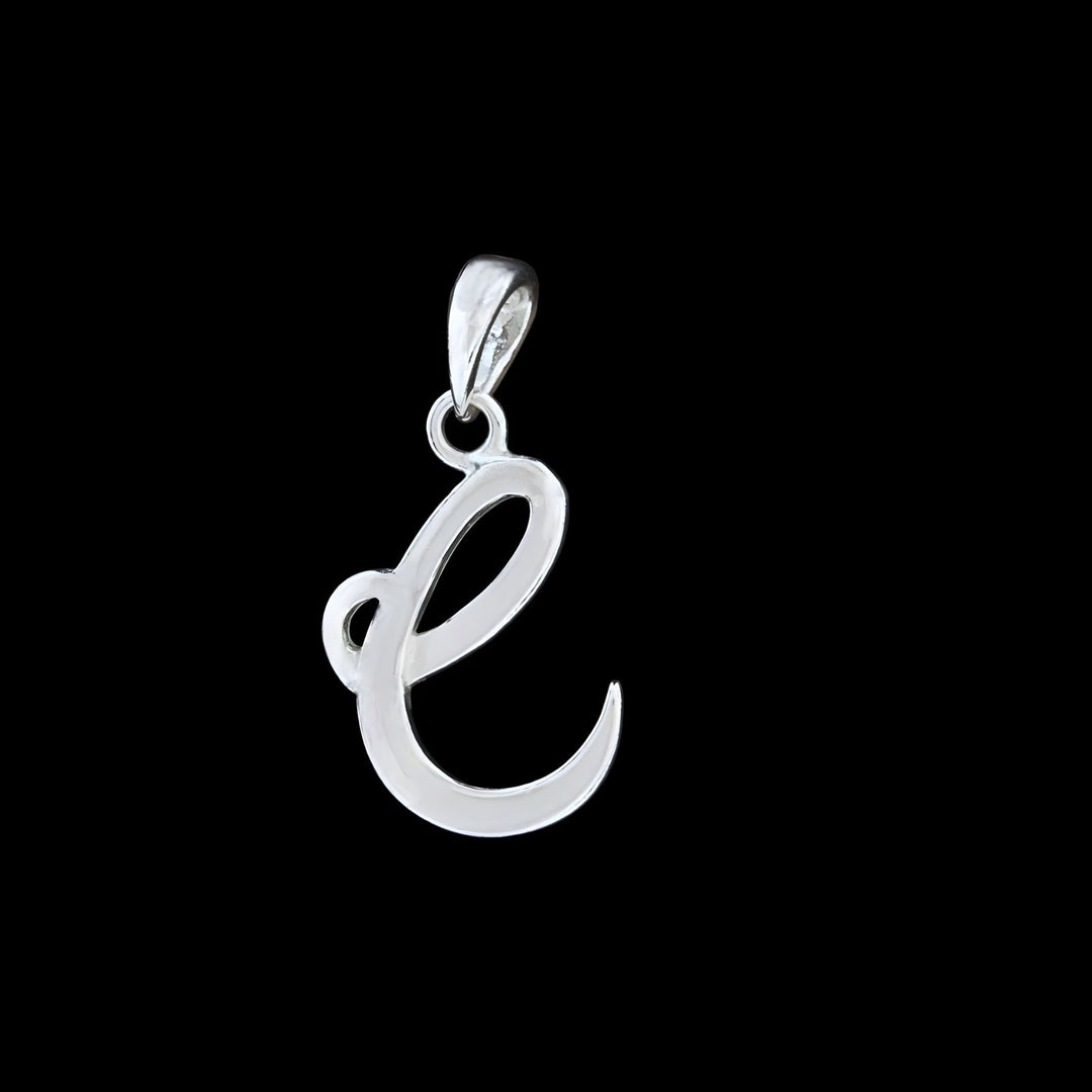 925 Real Sterling Silver Alphabet Letter Pendant - Select your Alphabet