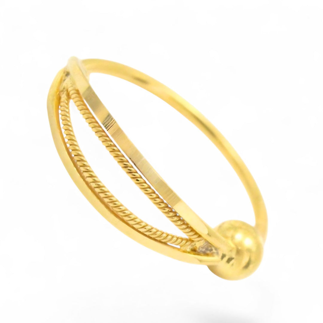 Elegant Petite Garland Gold Nose Ring – Dainty 18K Gold Nose Ring for Women