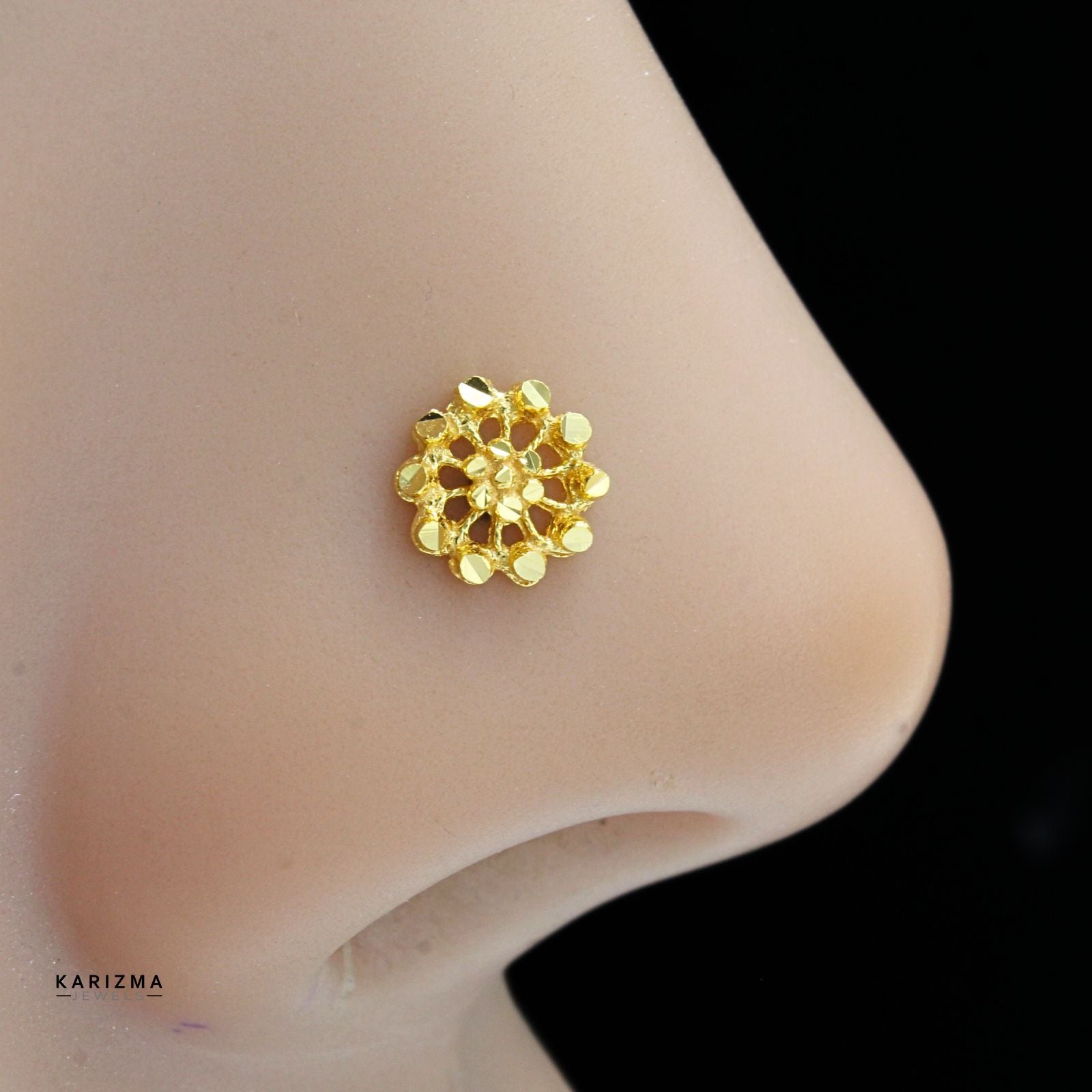 Flower nose stud deals