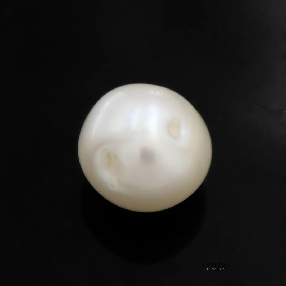 4.15Ct Natural Gemstone Real White Pearl for Moon