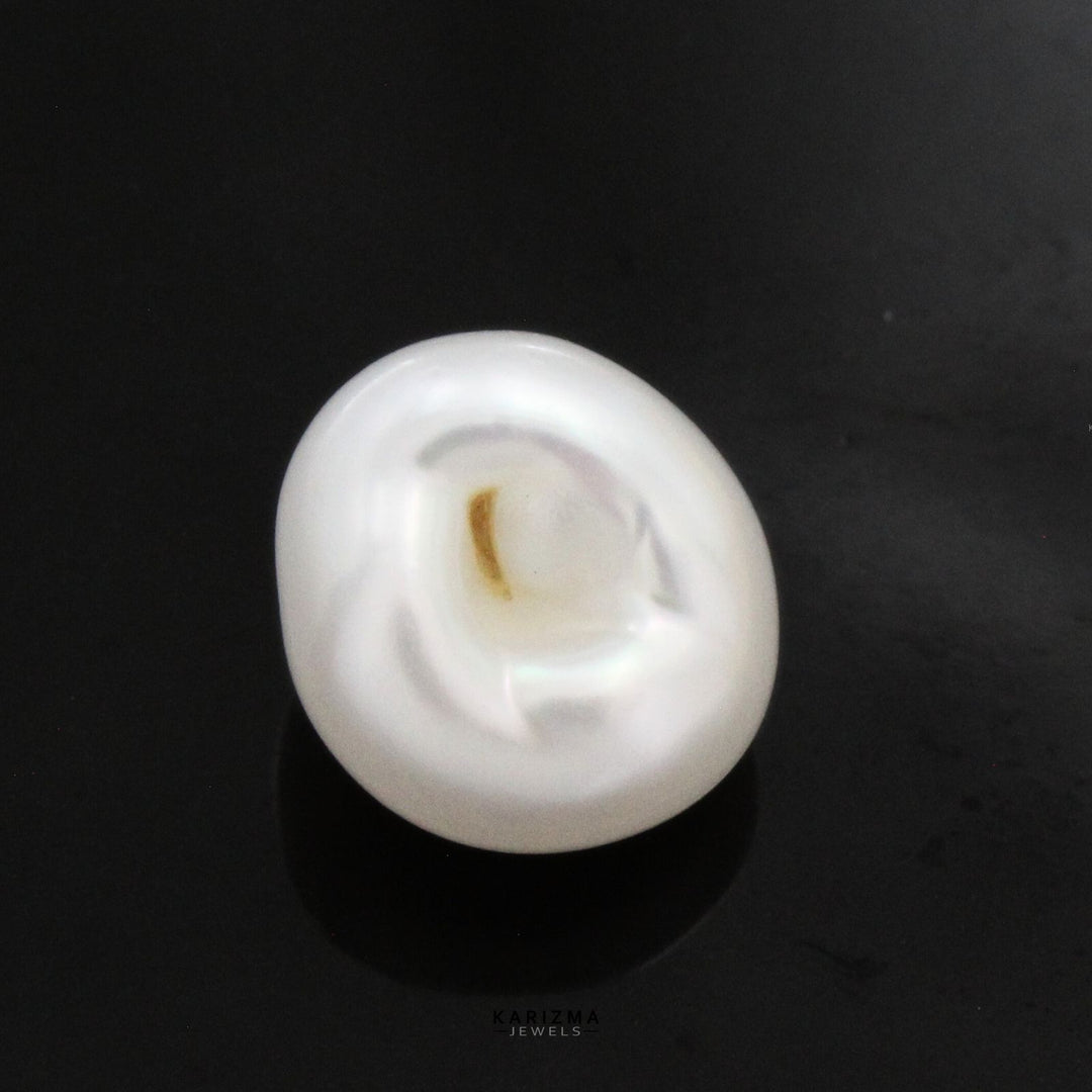 4.40Ct Natural Gemstone Real White Pearl for Moon