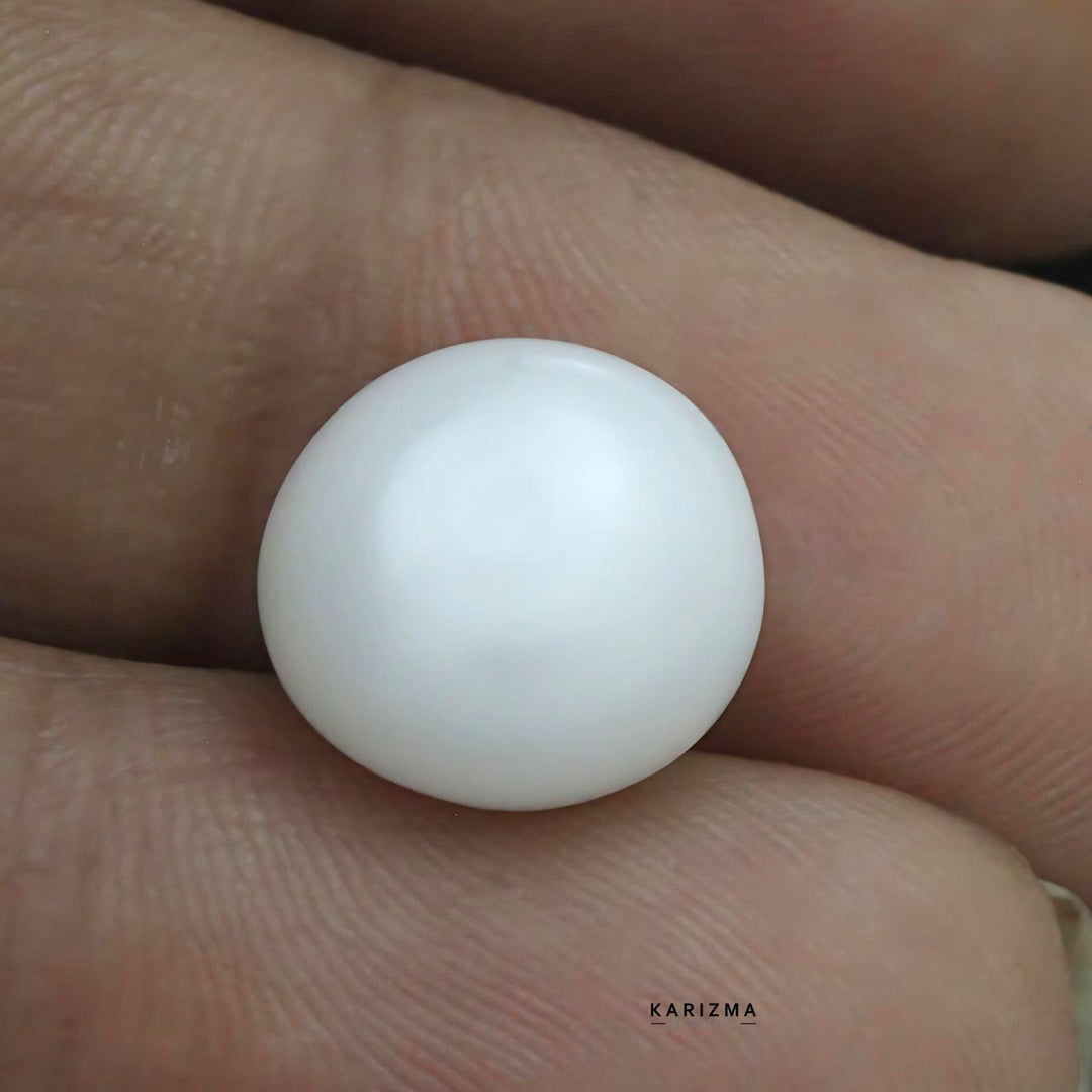 5.30Ct Natural Gemstone Real White Pearl for Moon