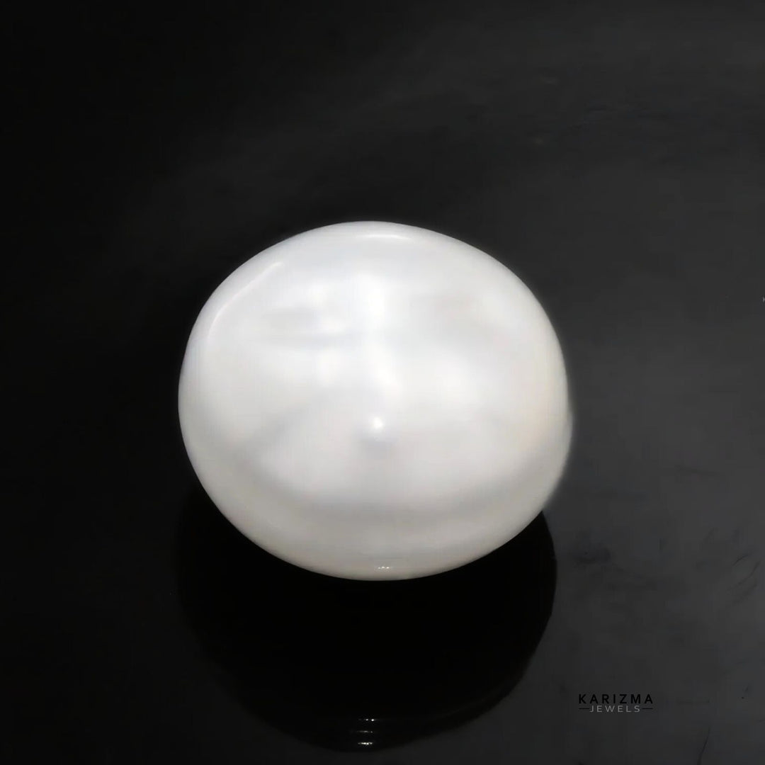 3.55Ct Natural Gemstone Real White Pearl for Moon