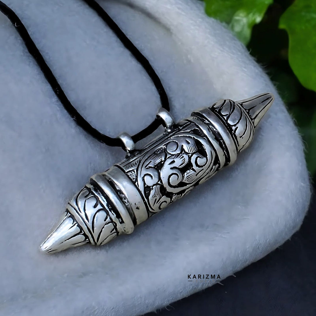 925 Sterling Silver handmade Nakshi work Oxidized Unisex container