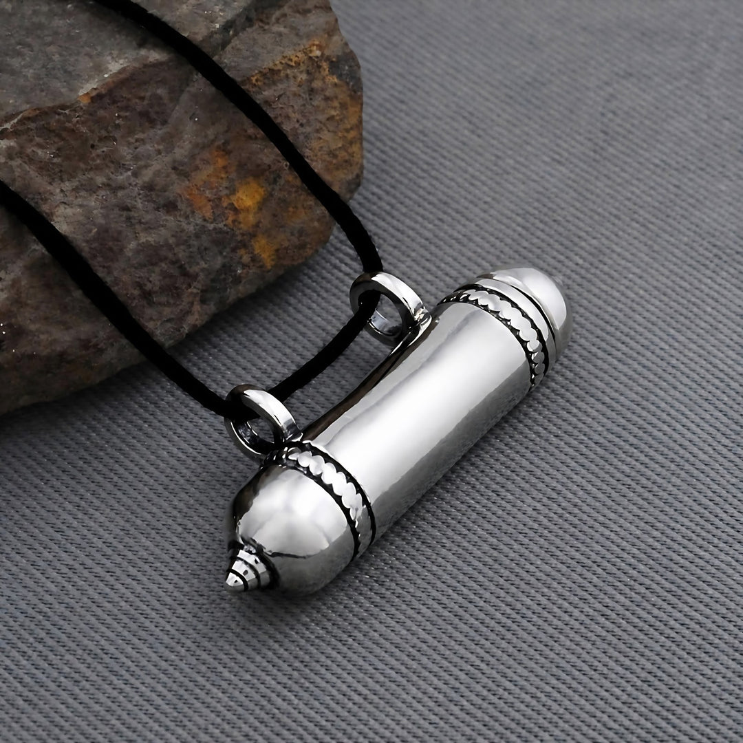 925 Sterling Silver Antique Taweez Tabiz Spiritual Pendant - Openable