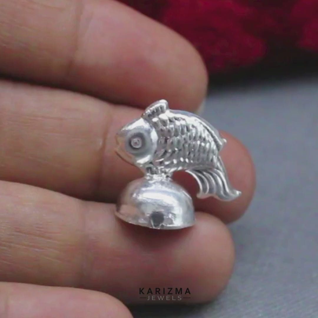 925 Real Silver Fish for Lal kitab red book and astrological remedies