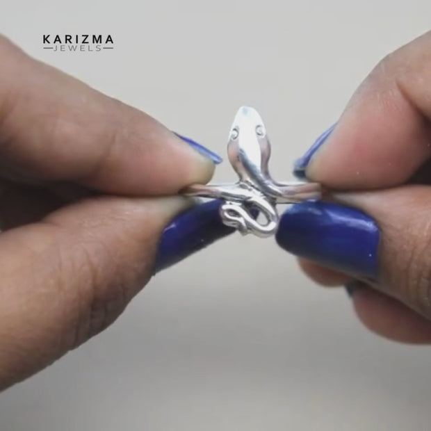Sterling Silver Flower Wedding Ring — Kirijewels.com