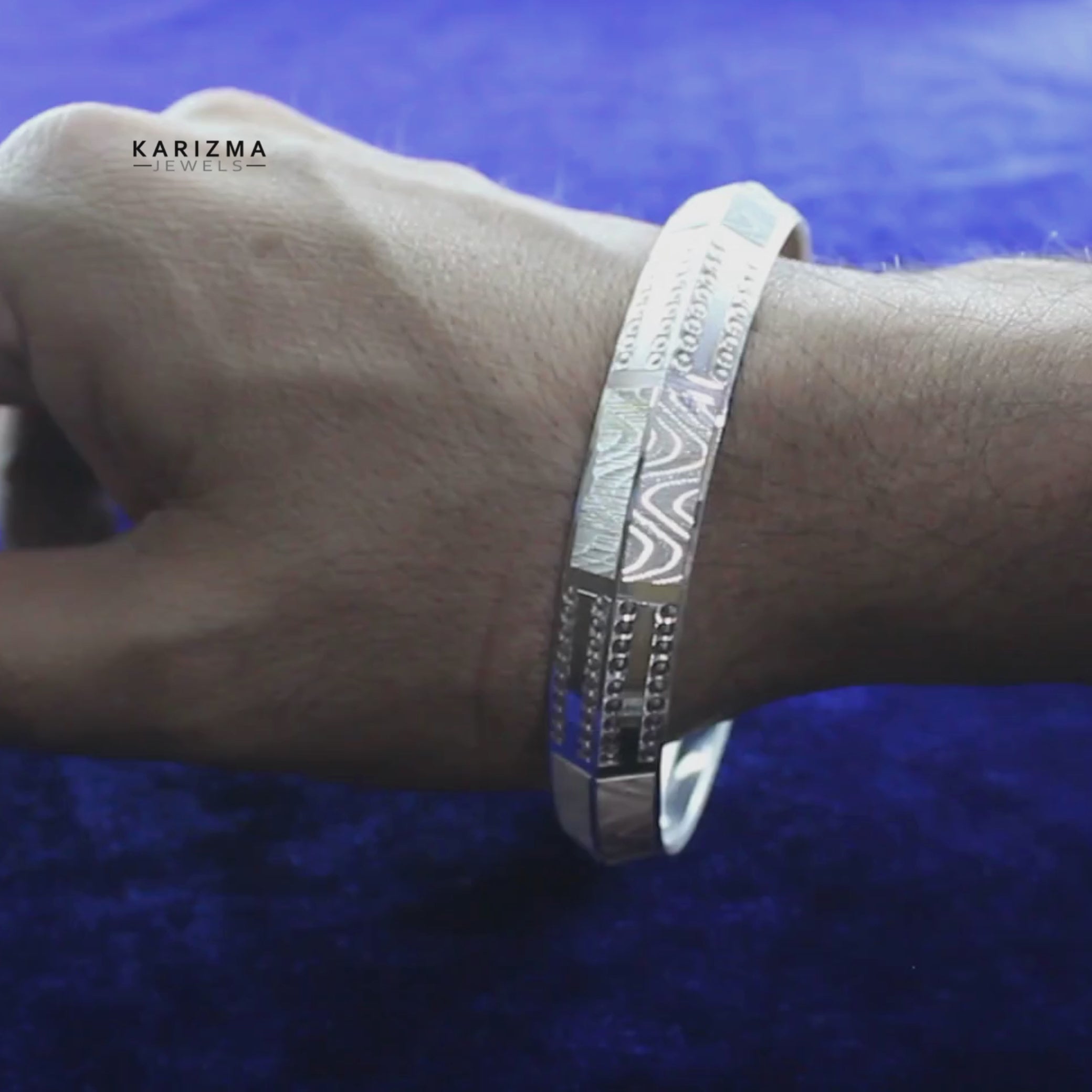 Buy 925 sterling silver classy hollow chain bracelet for Men's | TrueSilver