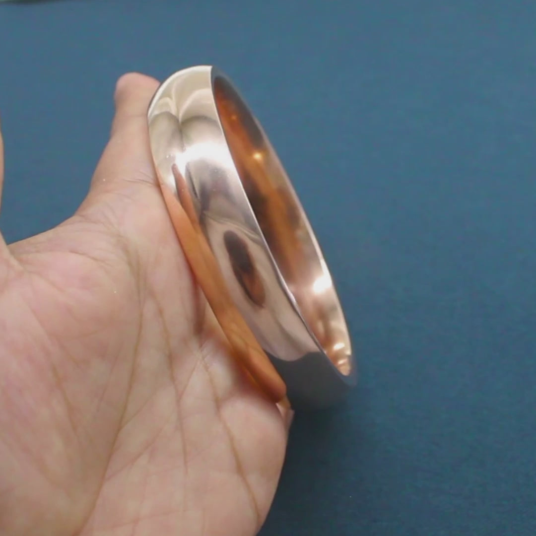 Authentic Pure Copper Jointless Kada – Heavy Astrological Healing Bangle