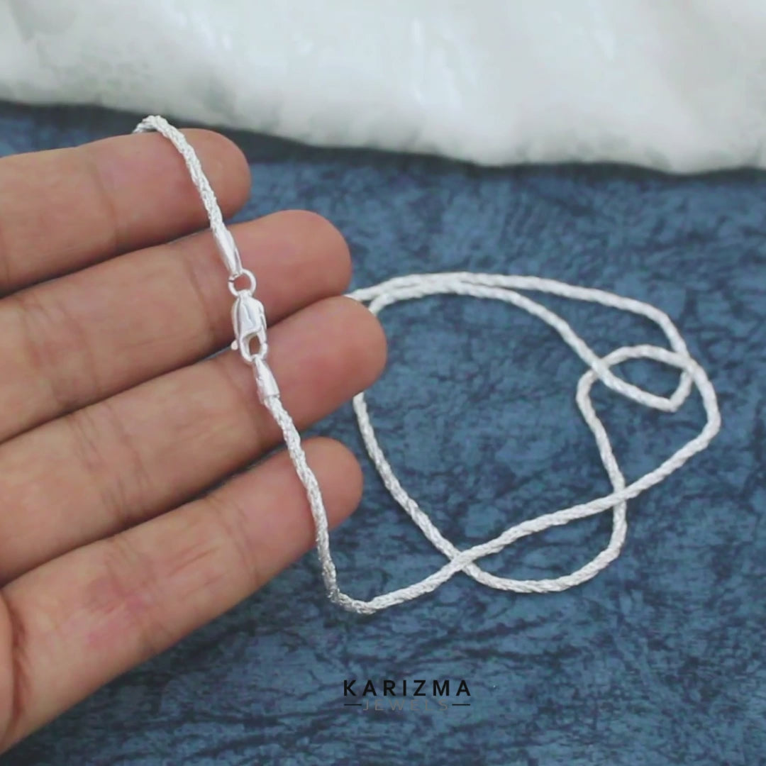 925 Sterling Silver Margarita Chain - 20 inch