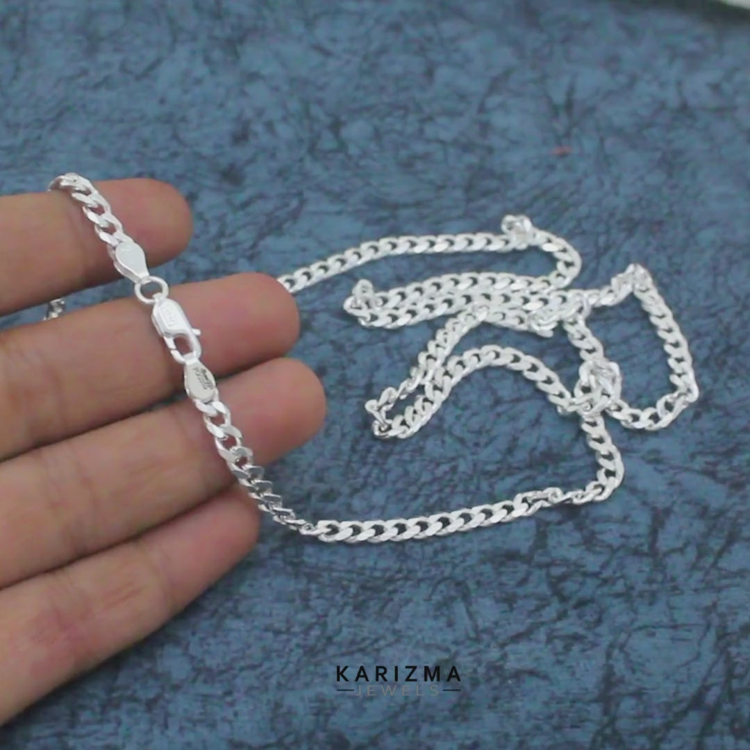 Bold & Elegant 925 Sterling Cuban Link Chain - 24 inch