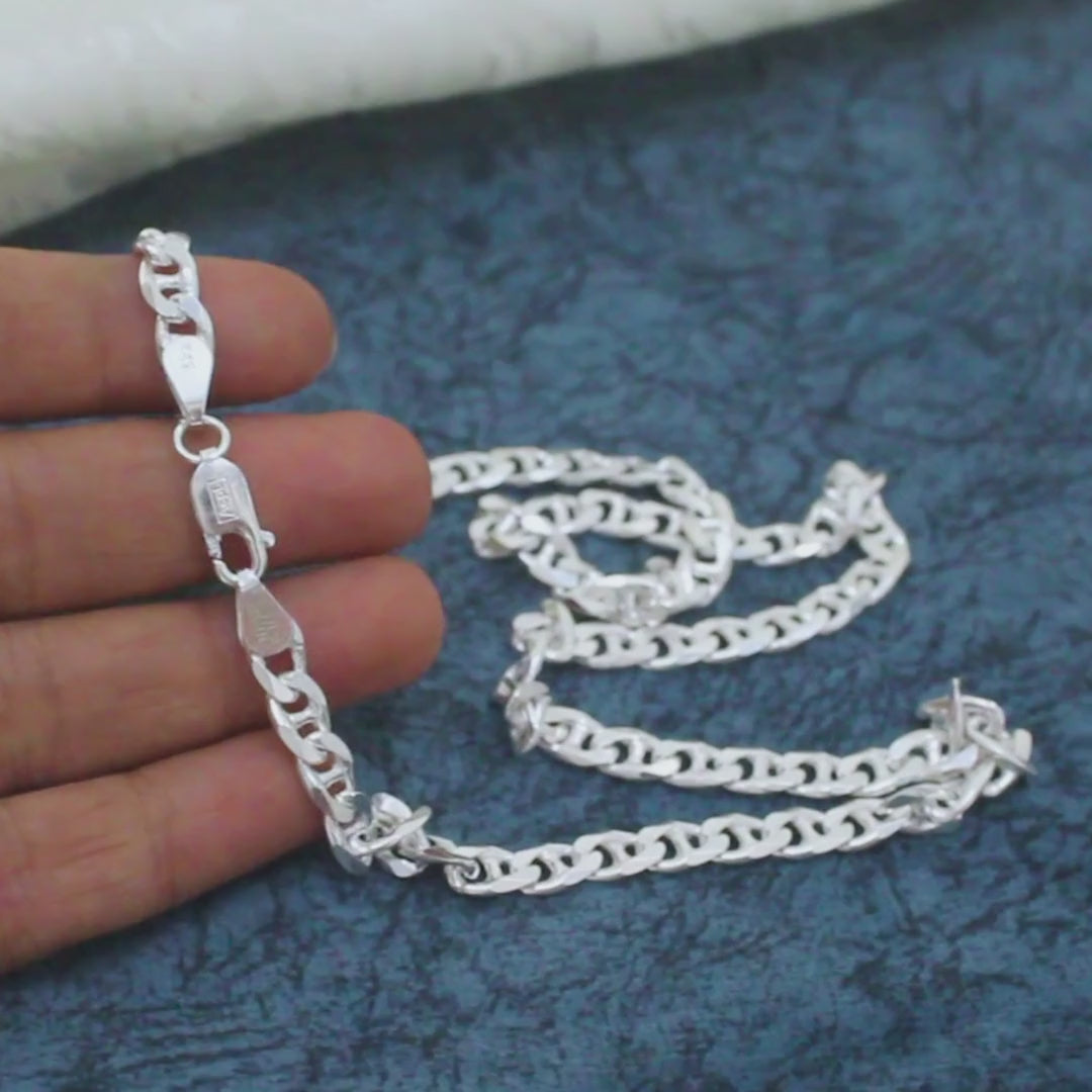 925 Sterling Silver Timeless Anchor Link Chain 20"
