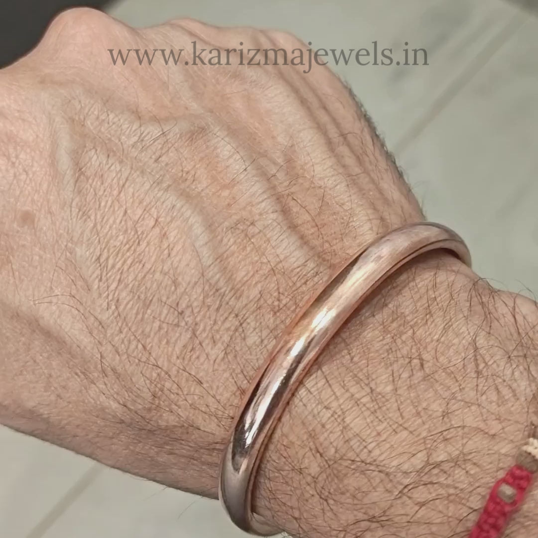 Pure Copper Adjustable Open Cuff Bangle