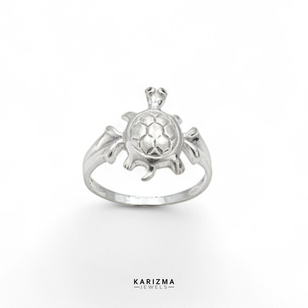 Turtle Style Indian Real 925 Solid Silver Unisex Ring