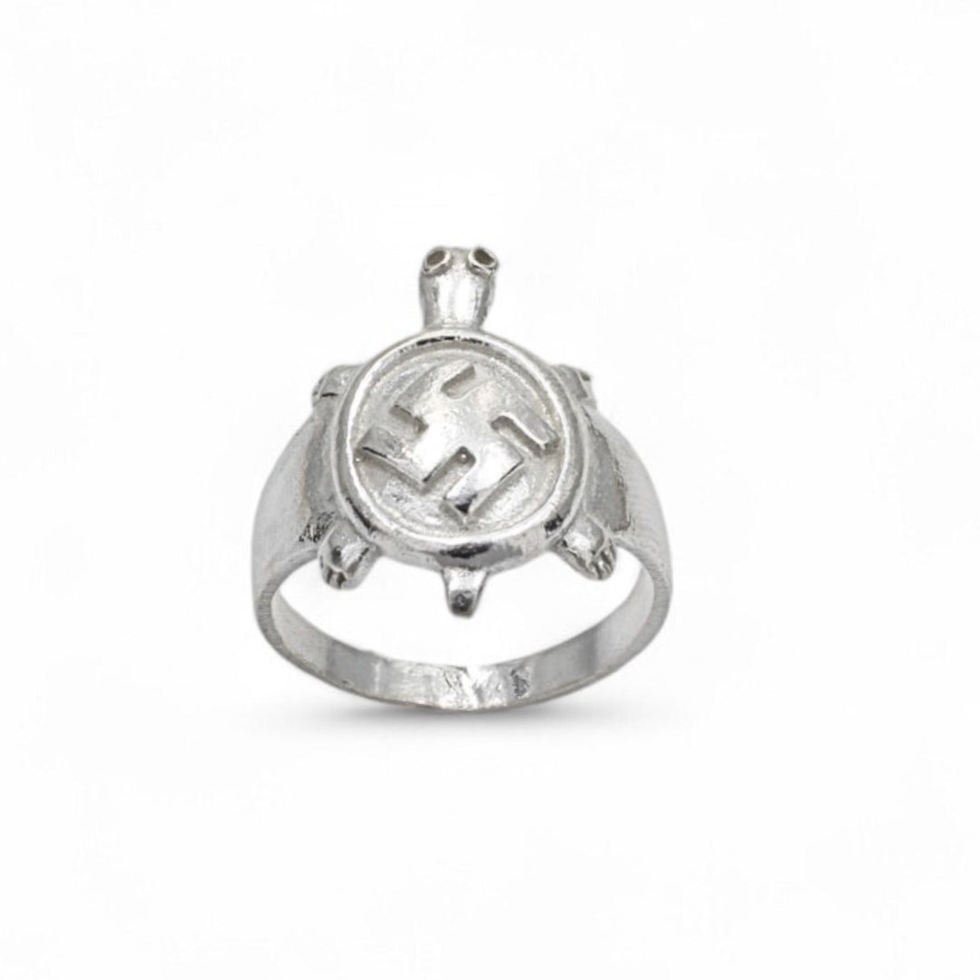 India trendy Real Sterling Silver Turtle Ring for men women