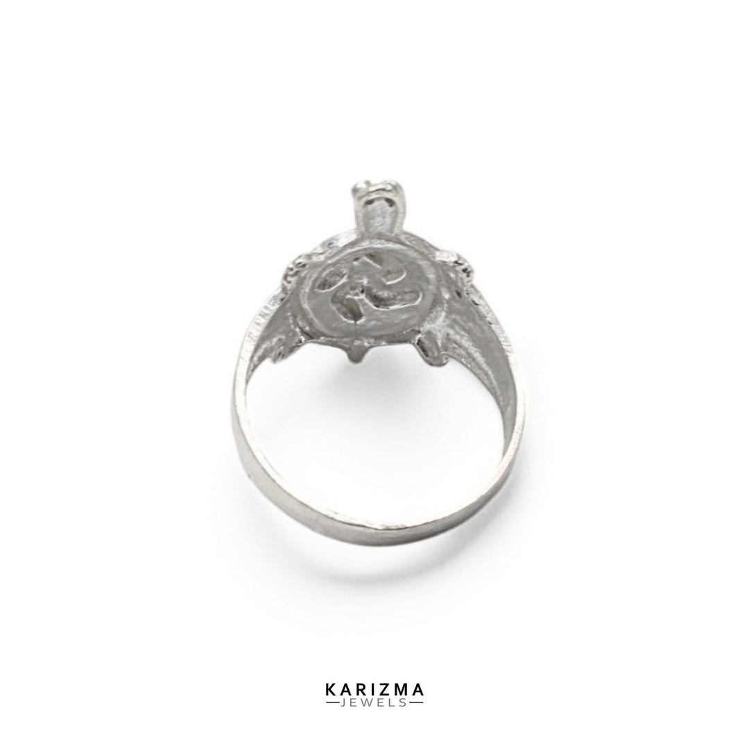 India trendy Real Sterling Silver Turtle Ring for men women