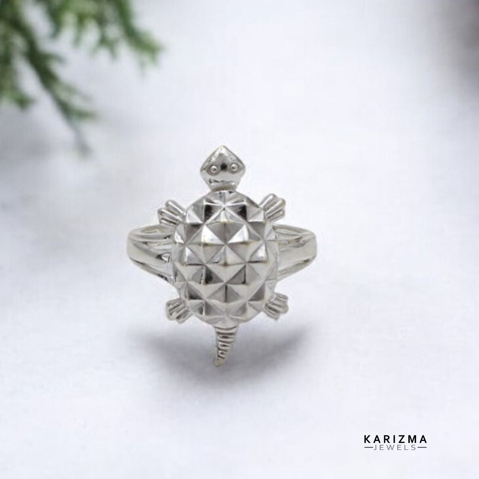 Silver meru ring discount