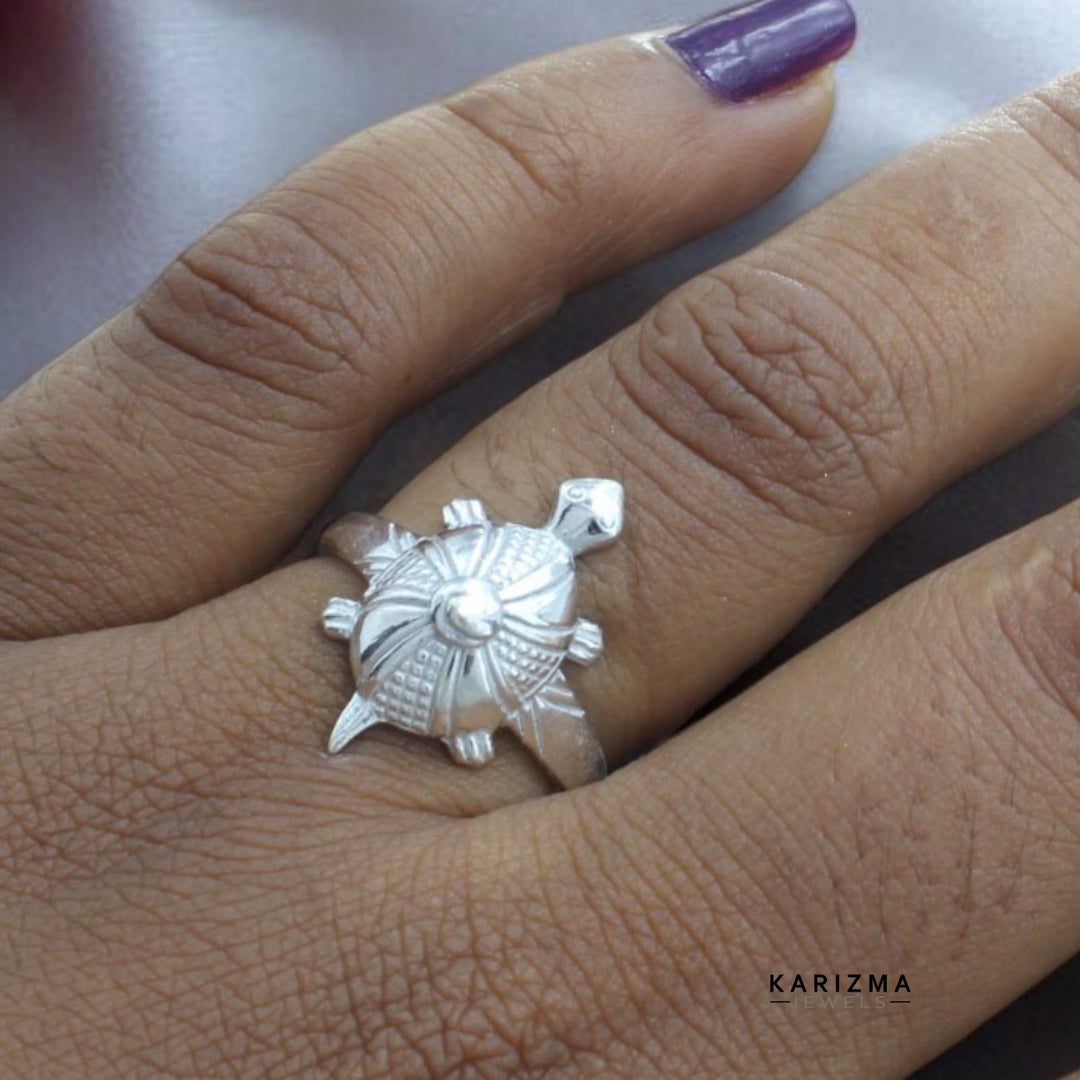 India Real Sterling Silver Turtle Ring pretty gifts for men women