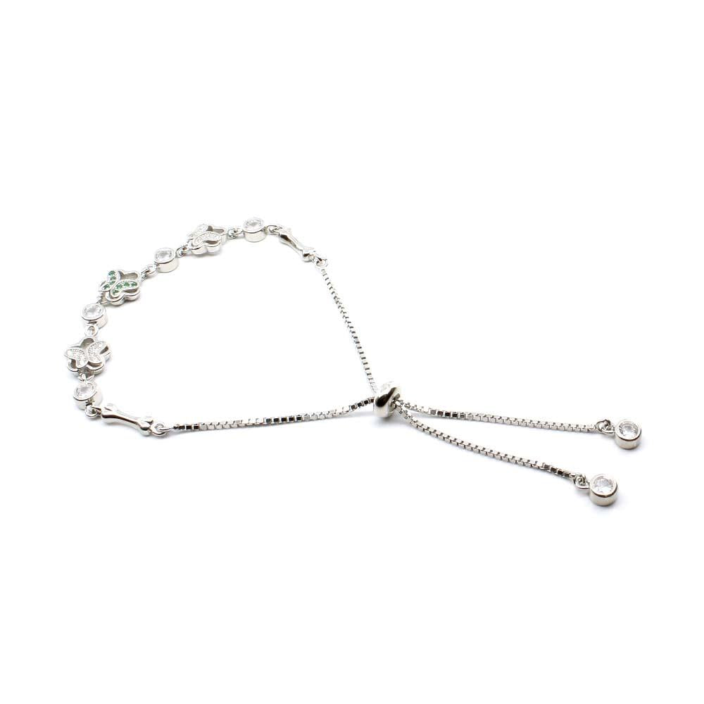 Heart Bracelet, .925 Sterling Silver Double Strand 2:1 Love Daily Brac –  KesleyBoutique