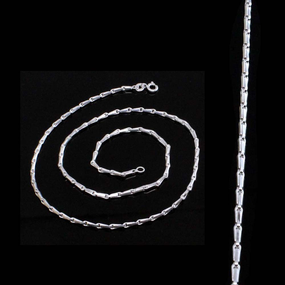 925 Sterling Silver Indian Chain 18" Neck Chain
