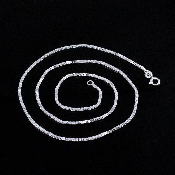 925 Sterling Silver Asian Style Chain 18" Neck Chain