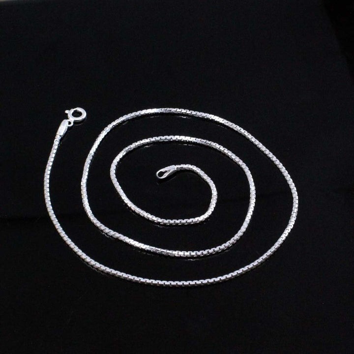 925 Sterling Silver Ethnic Style Chain 18" Neck Chain
